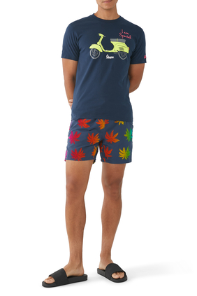 Palm Tree Swim Shorts